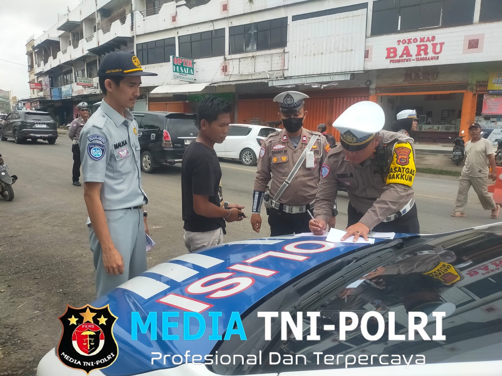 Sepekan Operasi Zebra Polres Pringsewu Tindak 908 Pengendara