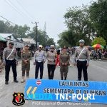 Satlantas Polres Kotim Gelar Giat Car Free Day Operasi Zebra Telabang 2025