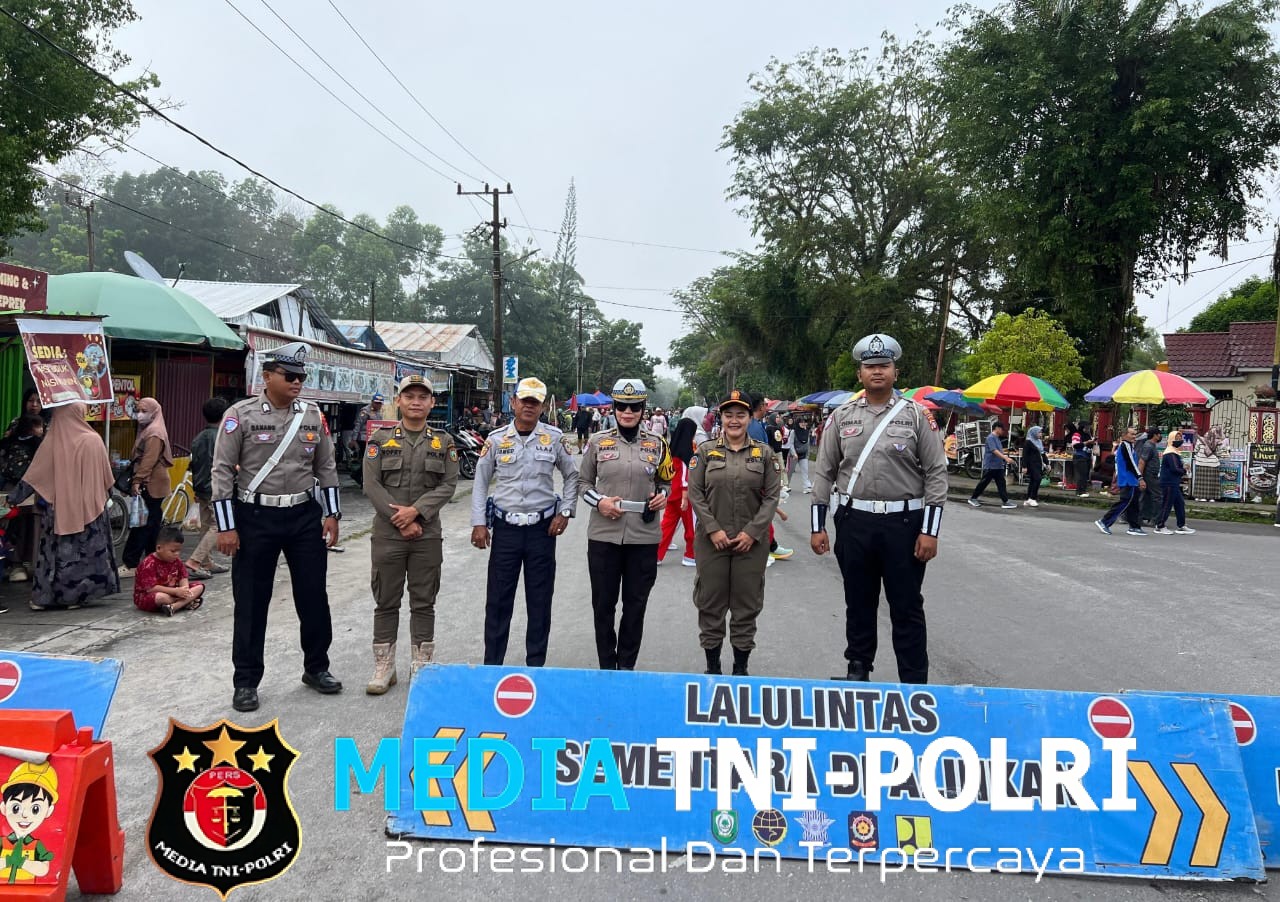 Satlantas Polres Kotim Gelar Giat Car Free Day Operasi Zebra Telabang 2025