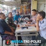 Babinsa dan Bhabinkamtibmas Gelar Komsos Bersama Aparat Gampong di Rawang Itek
