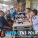 Babinsa dan Bhabinkamtibmas Gelar Komsos Bersama Aparat Gampong di Rawang Itek