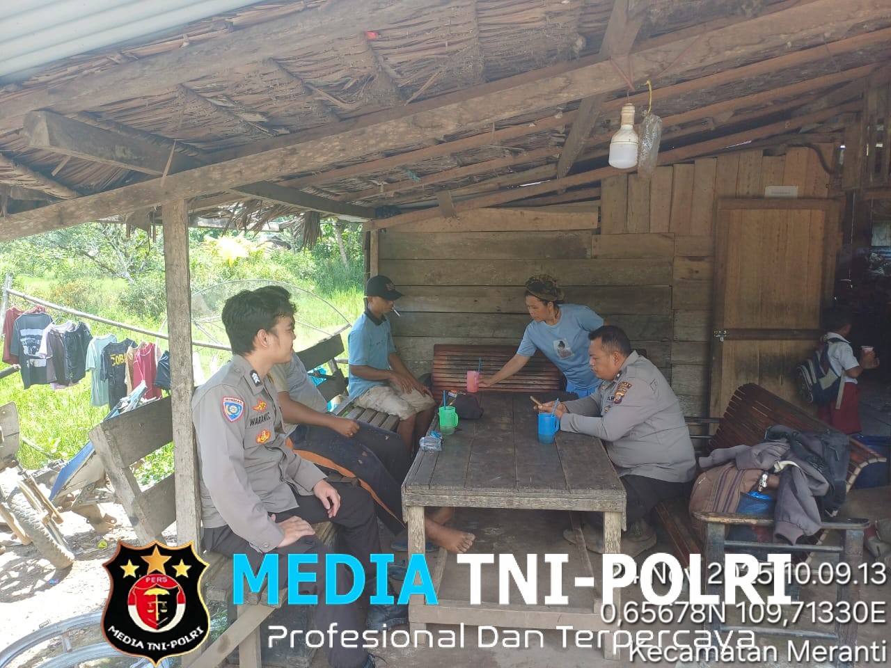 Duduk Bersama Warga, Polsek Meranti Perkuat Sinergi Lewat Patroli Humanis