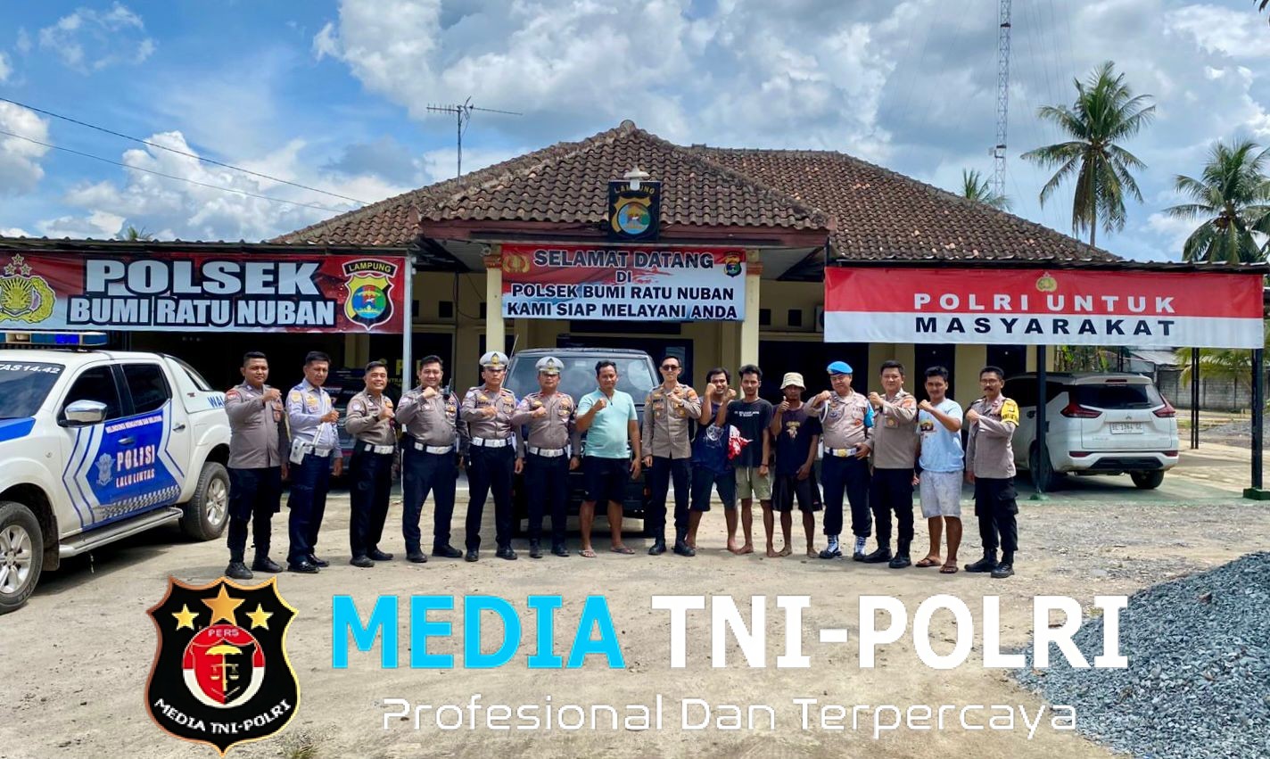 Sat Lantas Polres Lampung Tengah dan Polsek Bumiratu Nuban Gagalkan Aksi Pencurian Mobil dari Lampung Utara