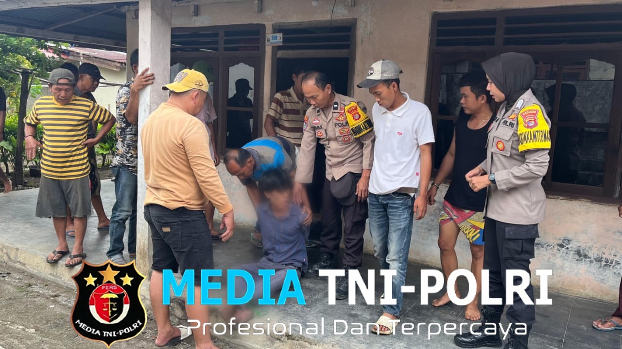 Polsek Wonosobo Bantu Evakuasi Warga Diduga ODGJ di Pekon Sri Melati