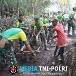Prajurit TNI Kostrad Gerak Cepat Pulihkan Akses dan Sarana Ibadah Pasca Erupsi Semeru di Supiturang