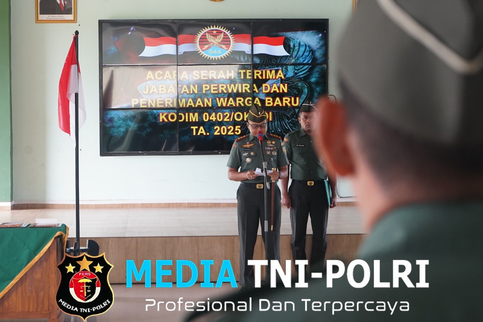 Perkuat Soliditas, Kodim 0402/OKI-OI Gelar Sertijab Perwira dan Sambut Personel Baru