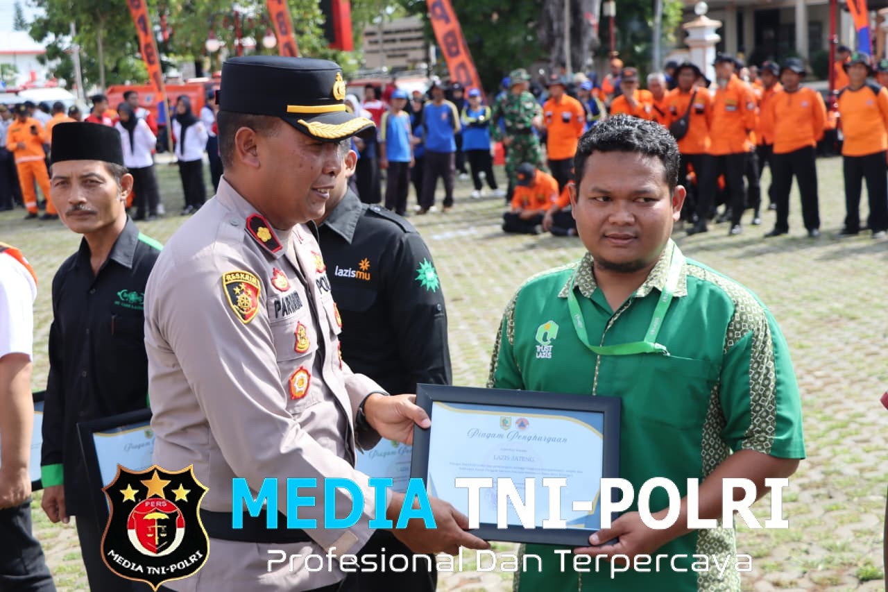 Apel Kesiapsiagaan Bencana Hidrometeorologi, Polres Wonogiri Pastikan Seluruh Personel Siap Hadapi Musim Penghujan