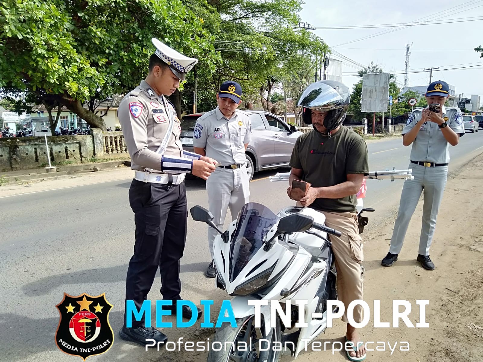 Razia Gabungan Ops Zebra Krakatau 2025, Polres Lampung Timur Sasar Peningkatan Disiplin Berlalu Lintas