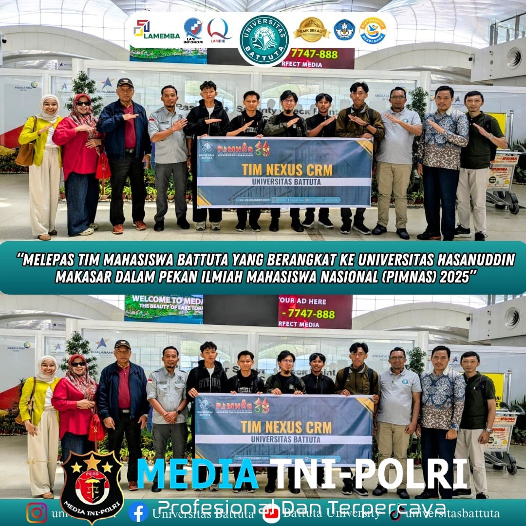 Universitas Battuta Ikuti Pekan Ilmiah Mahasiswa Nasional (PIMNAS) 2025 di Universitas Hasanuddin Makassar