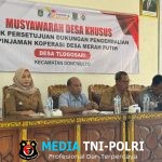 Kepala Desa Tlogosari Pimpin Musyawarah Desa Khusus, Babinsa dan Bhabinkamtibmas Hadir Dukung Penyelesaian Pinjaman Koperasi Merah Putih