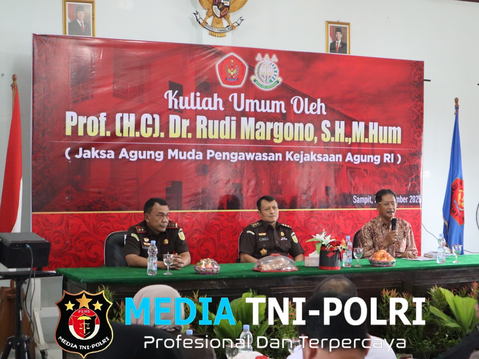 Waka Polres Kotim Hadiri Kuliah Umum Oleh Jaksa Agung Muda Pengawasan Kejaksaan R.I.