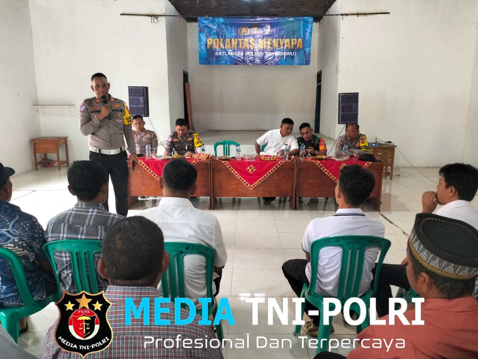 Pelanggaran Tinggi, Risiko Tinggi Satlantas Pringsewu Ajak Warga Bumiratu Bergerak Bersama Cegah Kecelakaan