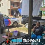 Patroli Siang Polsek Mandor, Temui Warga Santai dan Lakukan Pemantauan SPBU