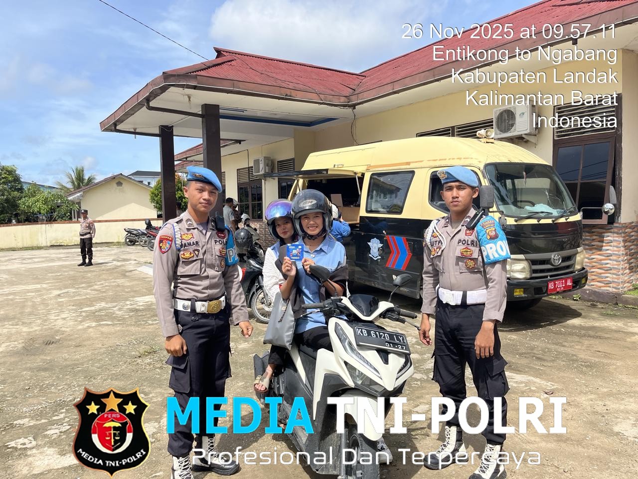 Dorong Pelayanan Cepat dan Terbuka, Propam Polres Landak Edukasi Warga Soal Barcode Pengaduan