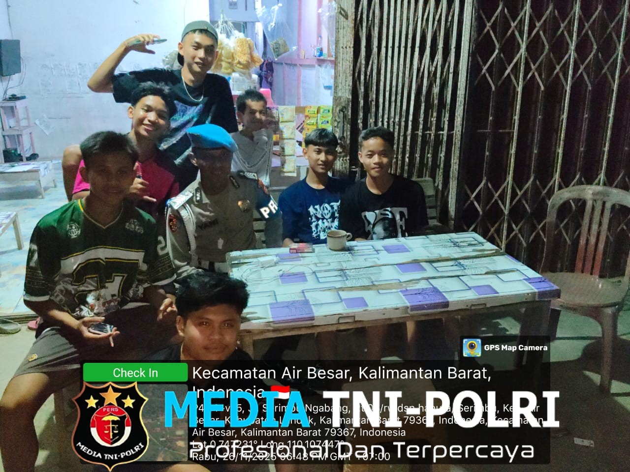 Polsek Air Besar Intensifkan Patroli Malam, Warga Diminta Tetap Waspada