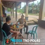 Patroli Siang Tingkatkan Kamtibmas, Polsek Meranti Sambangi Warga dan Pantau Titik Rawan
