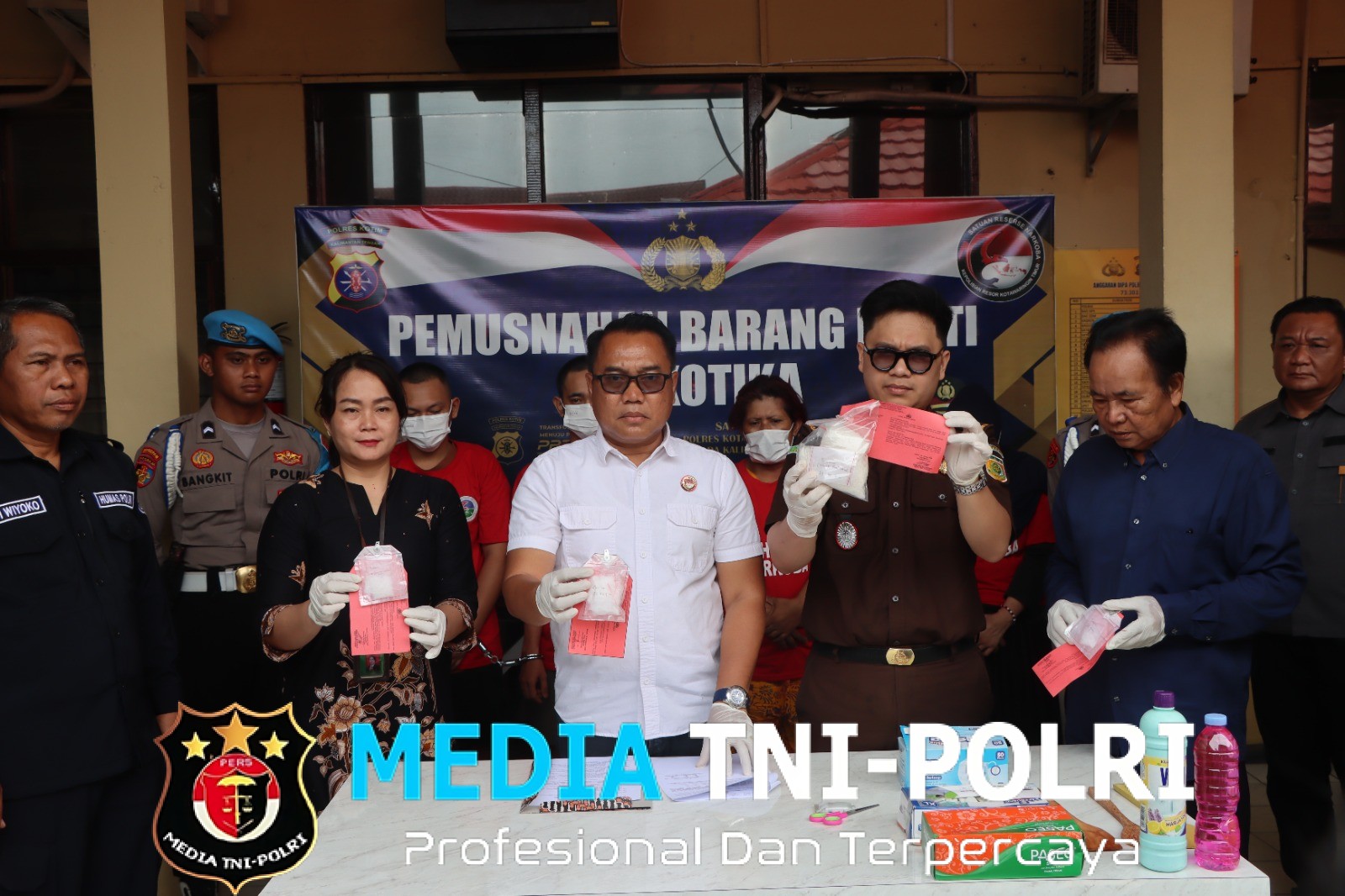 Polres Kotim Musnahkan 326,91 Gram Sabu, Upaya Berani Lindungi Masyarakat dari Ancaman Narkoba