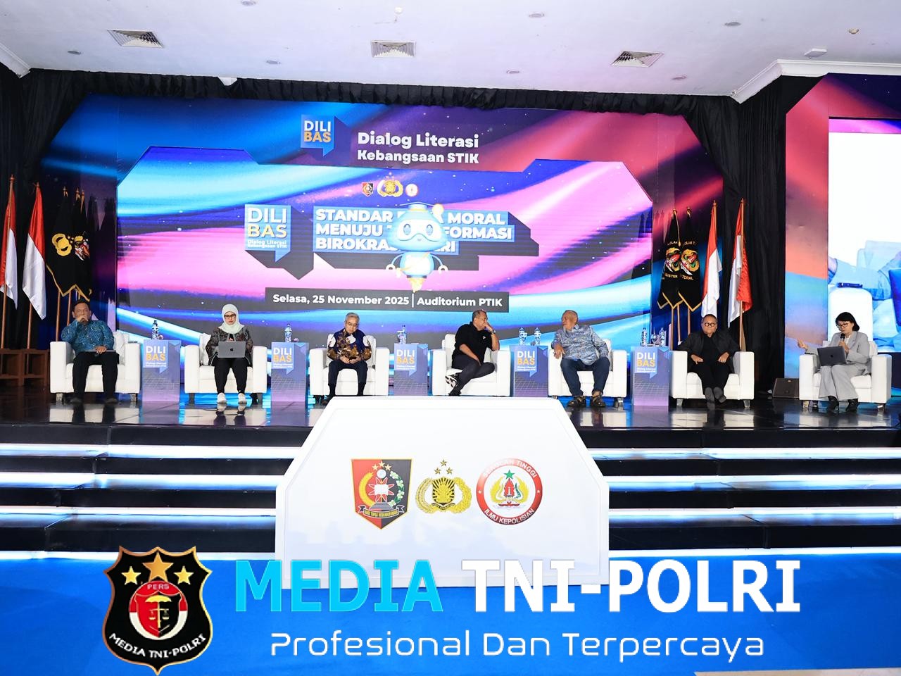 Dialog Literasi Kebangsaan STIK Angkat Isu Etika Moral dalam Transformasi Birokrasi Polri