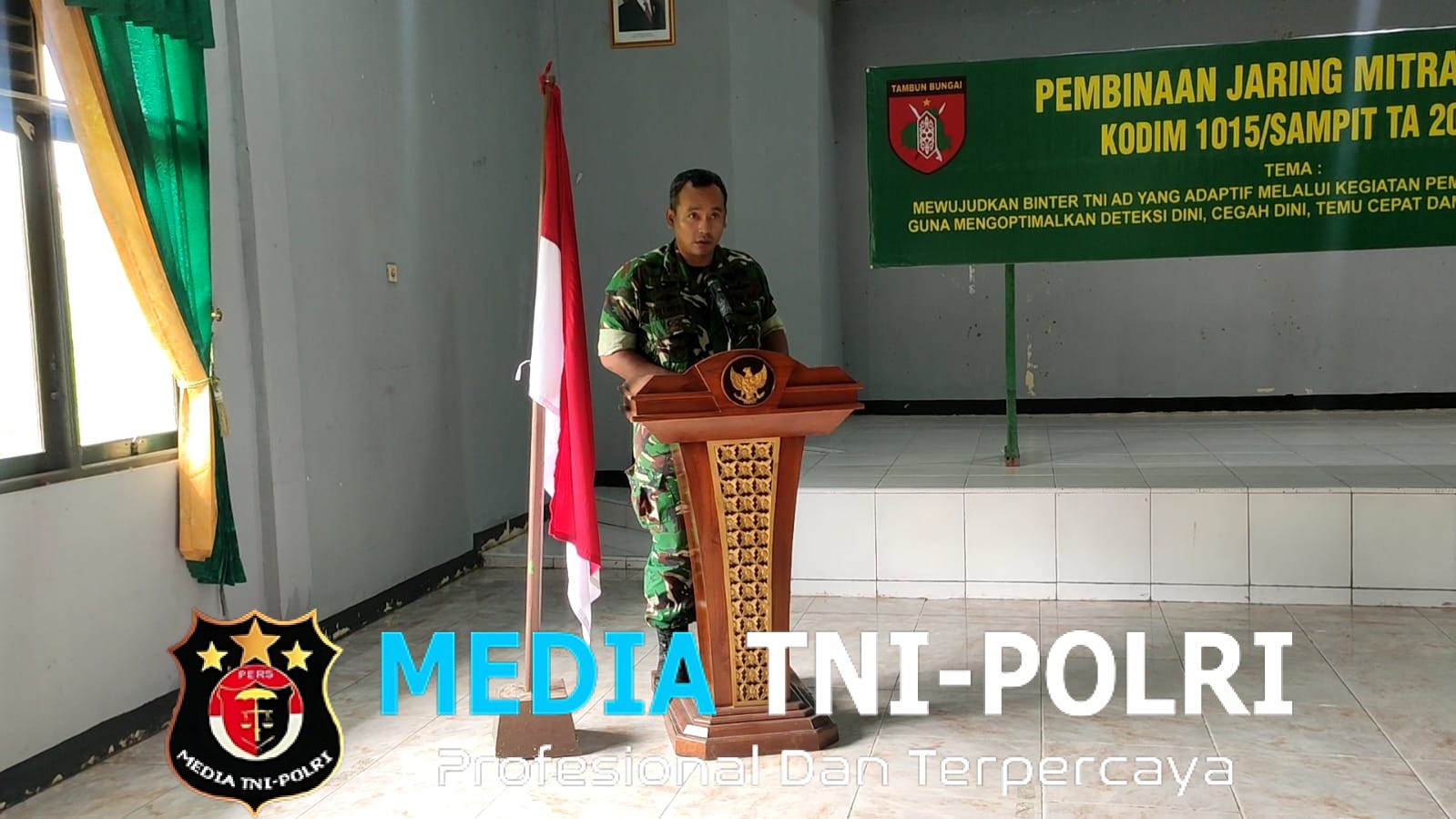 Komando Distrik Militer 1015/Sampit Gelar Pembinaan Jaring Mitra Karib
