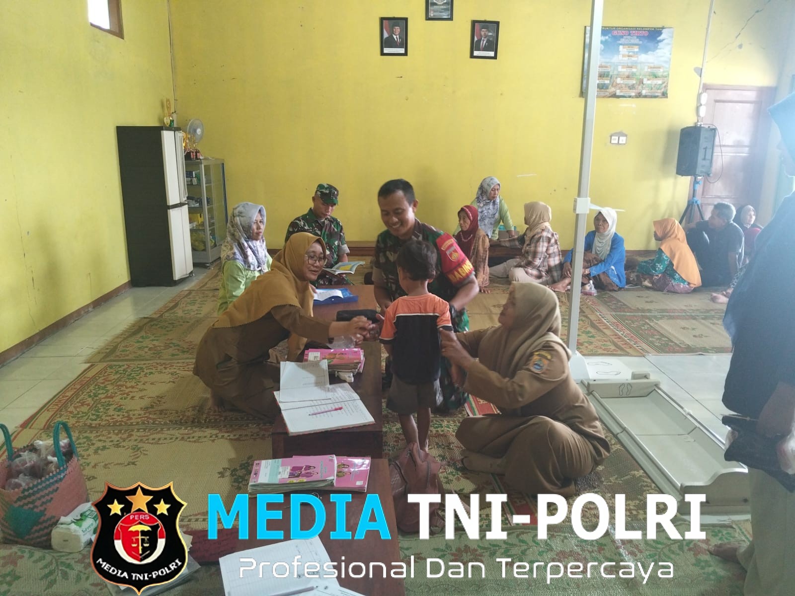 Babinsa Pantau Tumbuh Kembang Balita dan Identifikasi Gangguan Pertumbuhan Anak