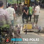 Polsek Cikarang Selatan Backup Satpol PP dalam Penertiban Bangunan Liar di TKD Sukasejati untuk KDMP