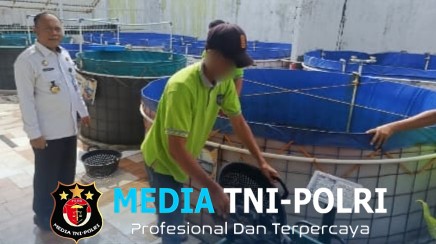 Lembaga Pemasyarakatan Kelas IIB Sampit Panen Ikan Lele