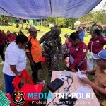 Kolaborasi Satgas Yonif 521/DY Meningkatkan Layanan Kesehatan Rutin di Distrik Kelila