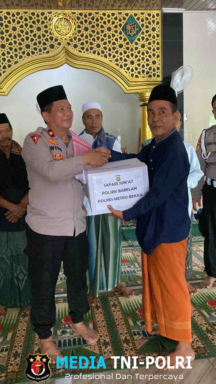 Jauh Tak Jadi Halangan, Kapolsek Babelan Tetap Hadir di Tengah Jamaah Masjid At Taubah