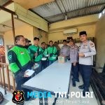 Polsek Cikarang Utara Gelar Baksos Jumat Peduli untuk Ojek Online dan Tukang Becak