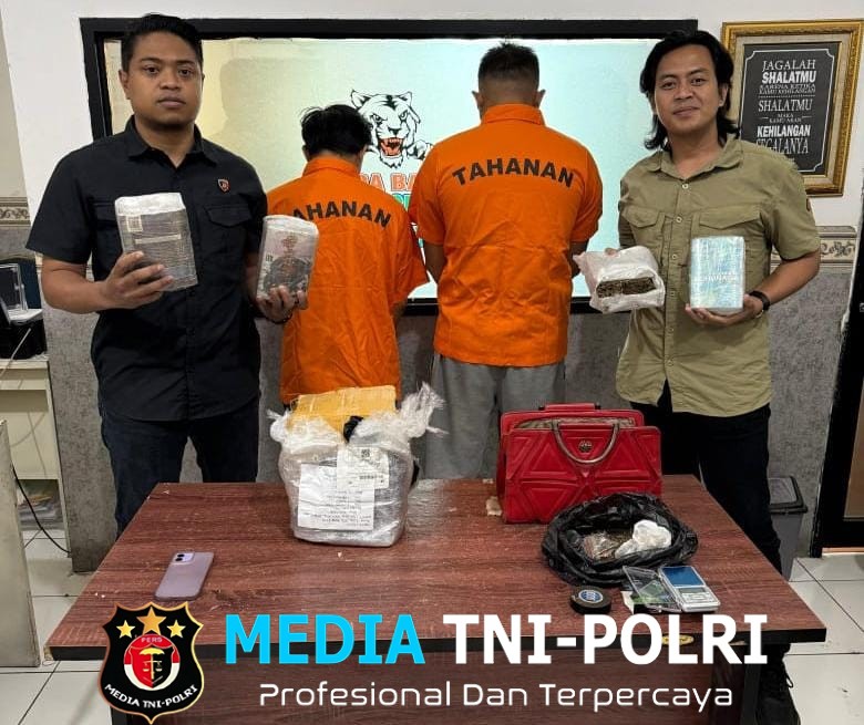 Jaringan Penjualan Narkoba Instagram Dibongkar! Polda Banten Sikat Kiloan Ganja Yang disita dari Pelaku Pengedar Daring