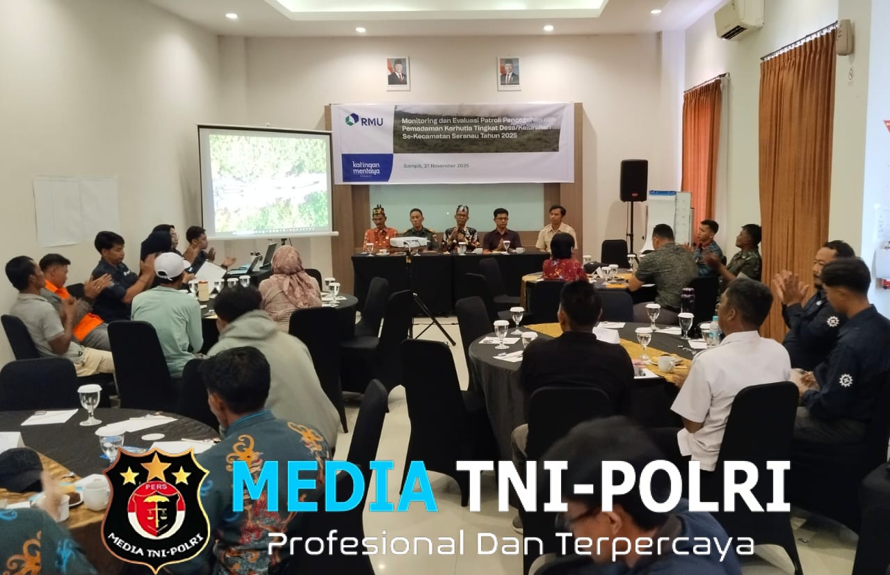 RMU Gelar Monev Patroli Pencegahan dan Pemadaman Karhutla Tingkat Desa/Kelurahan se-Kecamatan Seranau Tahun 2025