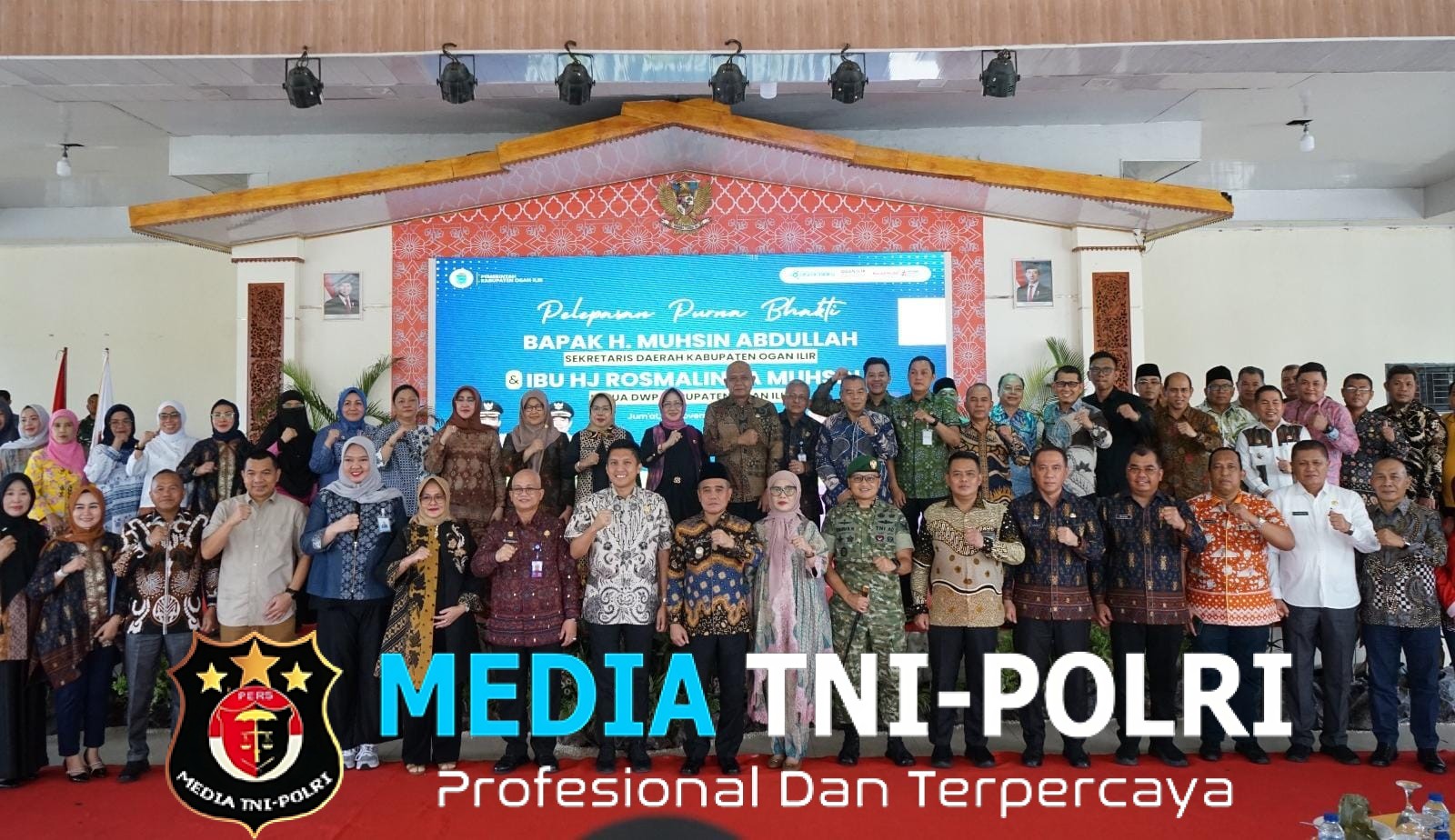 Dandim 0402/OKI Hadiri Acara Purna Tugas Setda Ogan Ilir