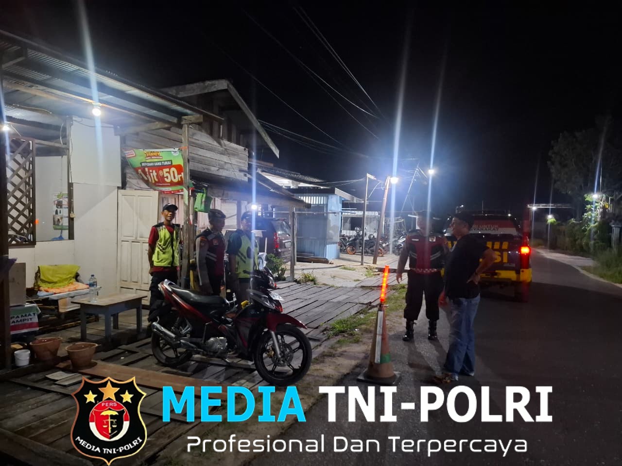 Patroli Sat Samapta Polres Kotim Wujudkan Sitkamtibmas yang Kondusif