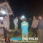 Kapolsek Tulang Bawang Tengah, Pimpin Patroli Siskamling dinihari Guna Cegah Gangguan Kamtibmas
