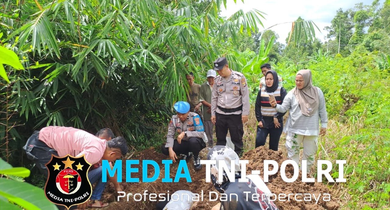 Inafis Polres Tanggamus Rampungkan Identifikasi Mayat Pria di Pasar Madang, Polsek Kota Agung Lanjutkan Pemakaman