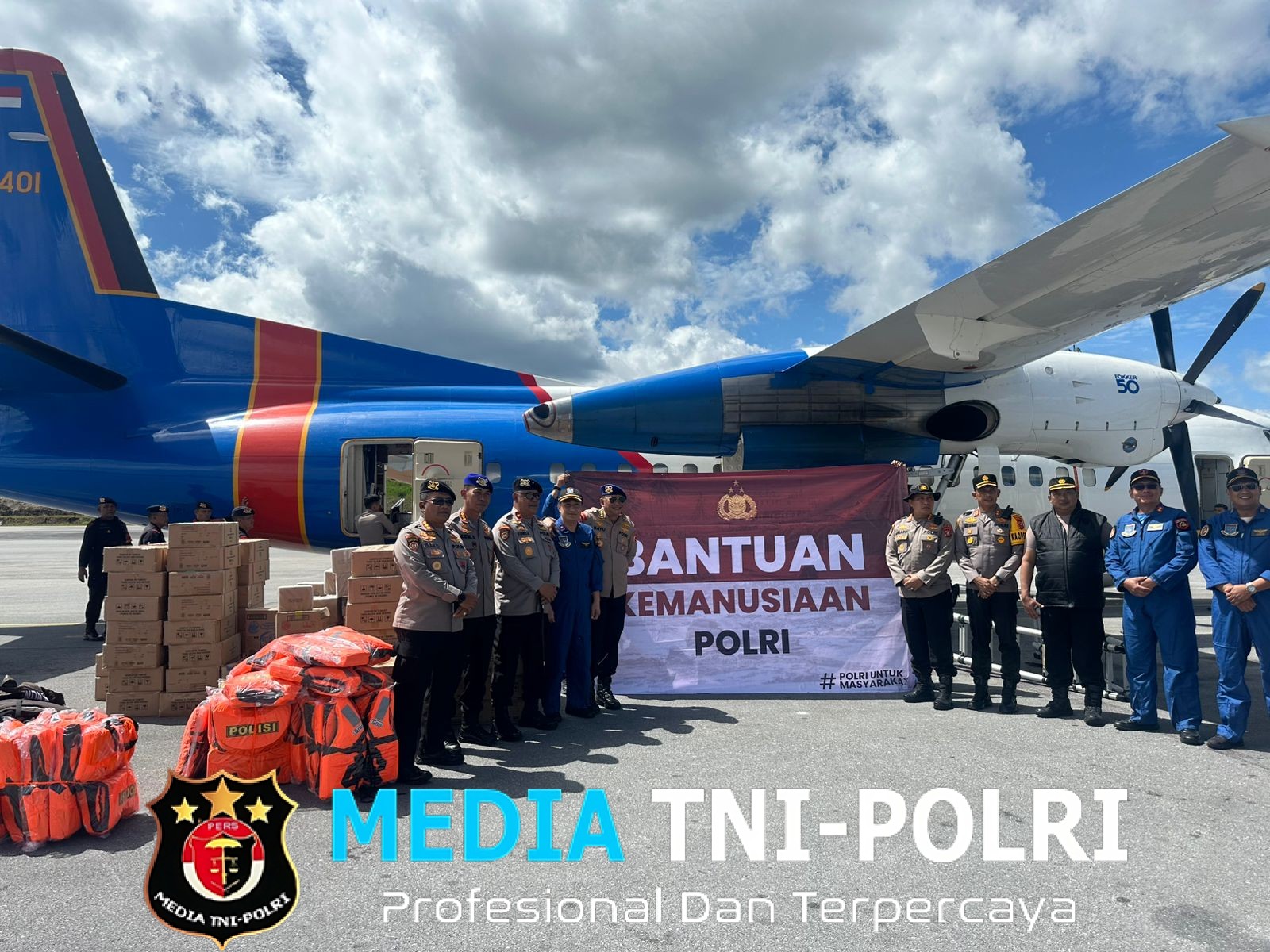 Polda Sumut Terima Bantuan Logistik Korban Bencana, Langsung Didistribusikan