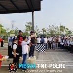 Polsek Cikarang Pusat Amankan dan Layani Gerak Jalan Santai Hari Guru Nasional di Aeon Mall Deltamas