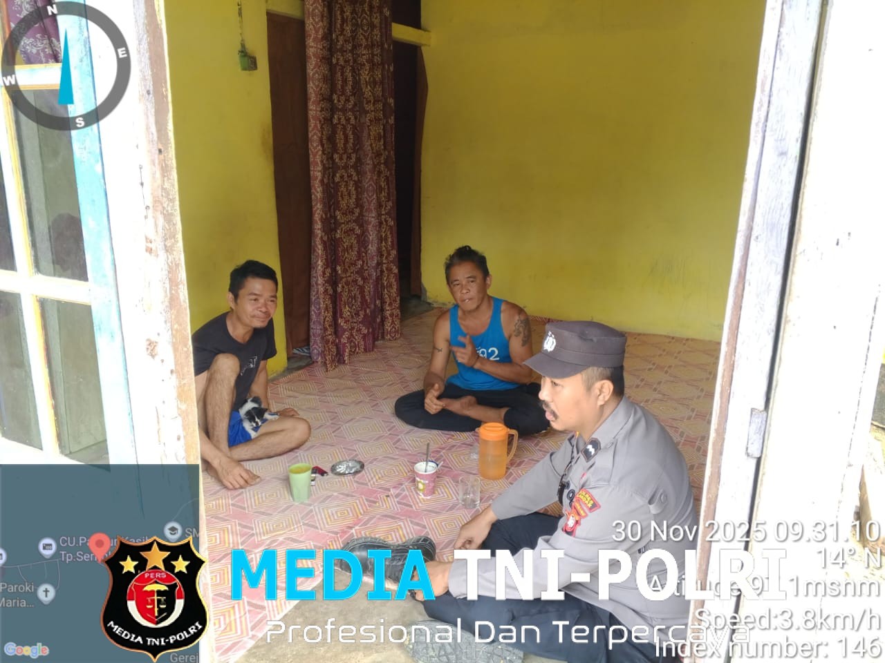 Pastikan Lingkungan Aman, Polisi Datangi Rumah Warga dan Pantau Daerah Rawan