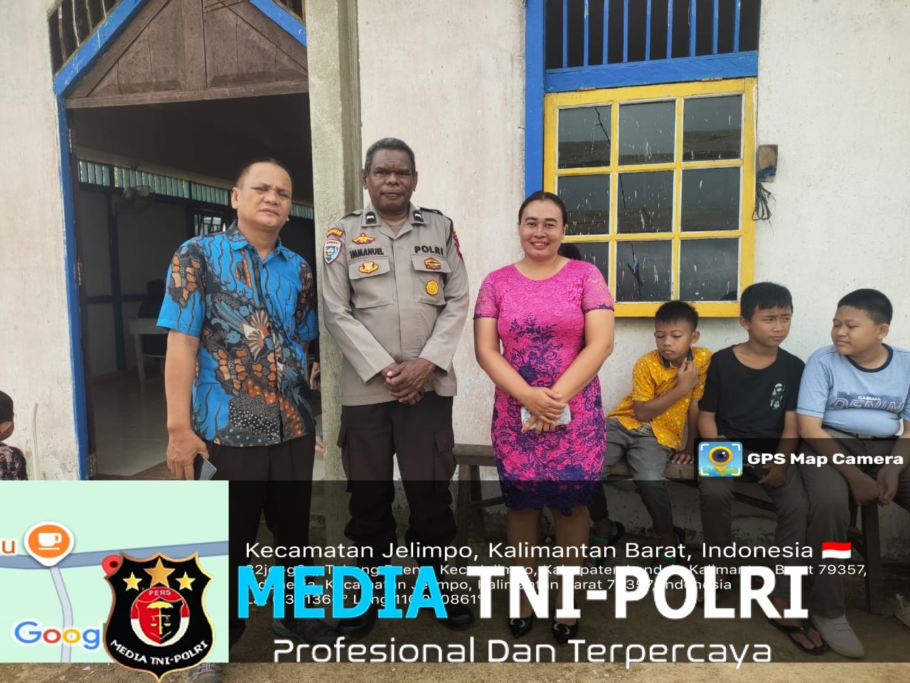 Polsek Ngabang dan Polsubsektor Jelimpo Laksanakan Pengamanan dan Pengaturan Arus Lalin Saat Ibadah Minggu di Gereja