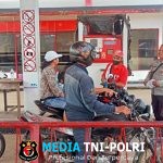 Patroli Kamtibmas di SPBU Karangan, Polsek Mempawah Hulu Pastikan Keamanan Warga