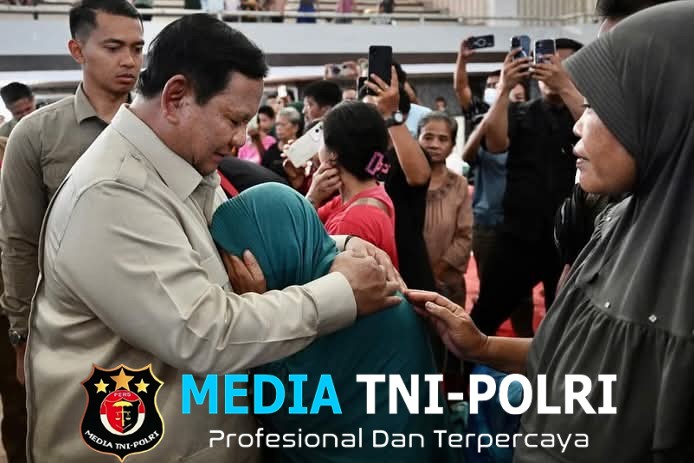 Presiden Prabowo Tiba di Tapanuli Tengah, Pastikan Penanganan Cepat untuk Warga Terdampak Banjir