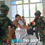 Komunikasi dan Kerjasama Satgas Yonif 521/DY Mempererat Sinergitas Dengan Tenaga Medis Puskesmas Kobakma