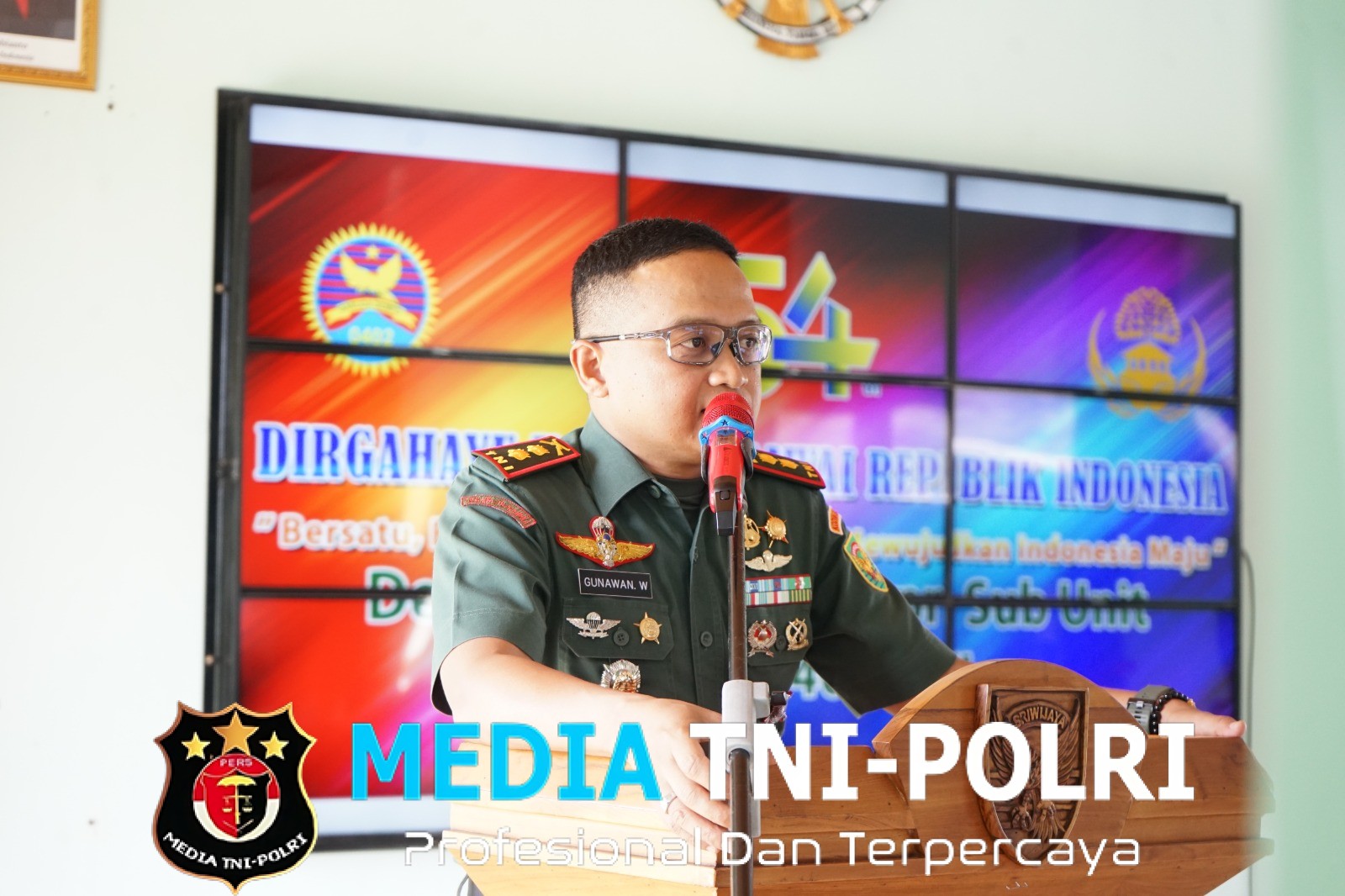 Semarak HUT Korpri ke-54, Dandim 0402/OKI-OI Puji Dedikasi ASN Kodim