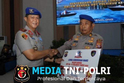 HUT Korps Polairud ke-75, Kapolda Kalteng Dianugerahi Brevet Bhayangkara Bahari
