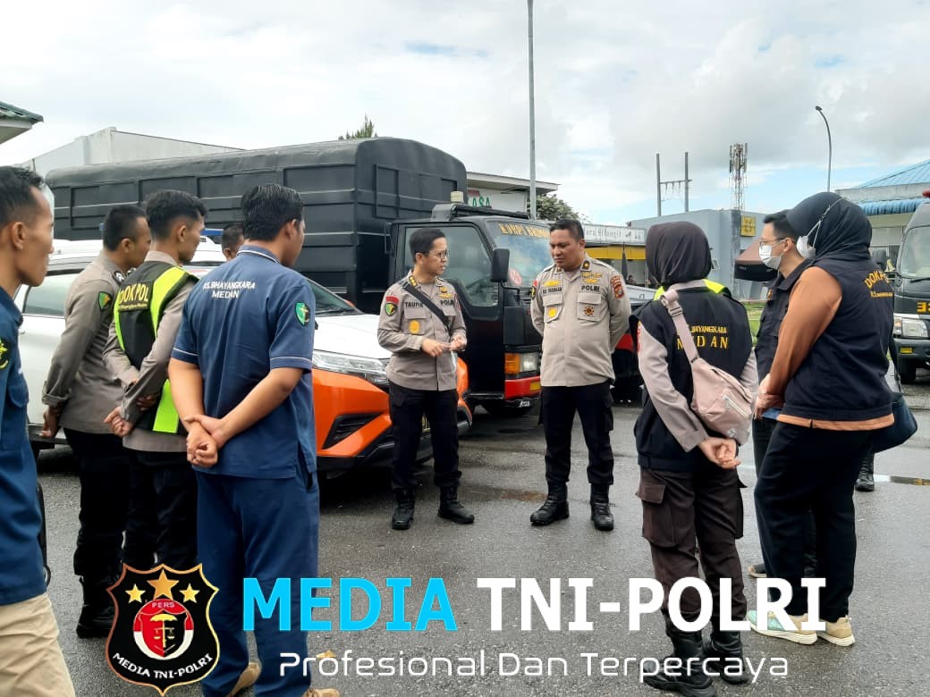 Sinergi Negara untuk Masyarakat Brimob Polda Sumut Amankan Peninjauan Presiden, Panglima TNI, dan Kapolri