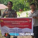 Personel Polsek Menjalin Gelar Patroli dan Himbauan Anti Narkoba Serta Judi Online