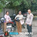 Polsek Sengah Temila Gelar Patroli Siang, Ingatkan Warga Tetap Waspada di Tengah Cuaca Tidak Menentu