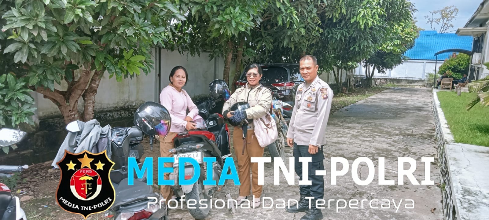 Polsek Sengah Temila Gelar Patroli Siang, Ingatkan Warga Tetap Waspada di Tengah Cuaca Tidak Menentu