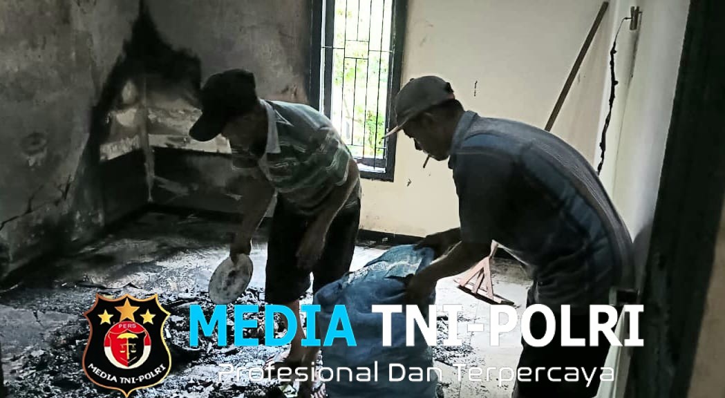 Polsek Pematangsawa Identifikasi Kebakaran di Rumah Warga