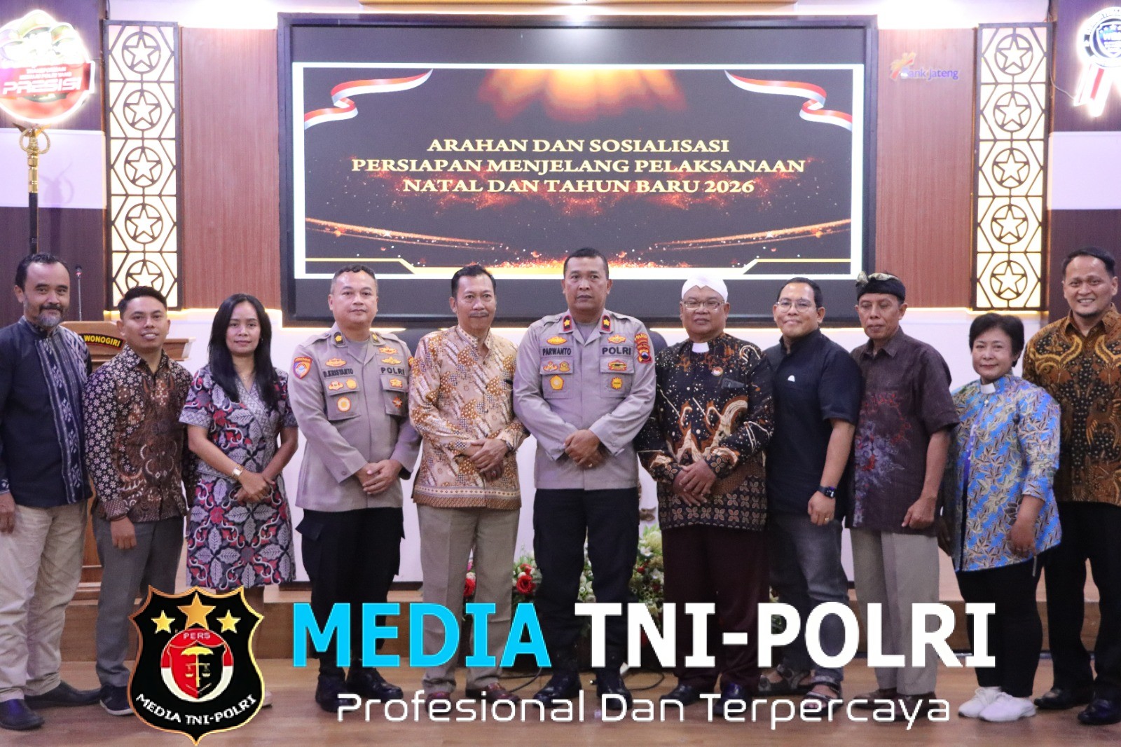 Pengamanan Nataru 2026, Polres Wonogiri Perkuat Sinergi dengan Tokoh Gereja